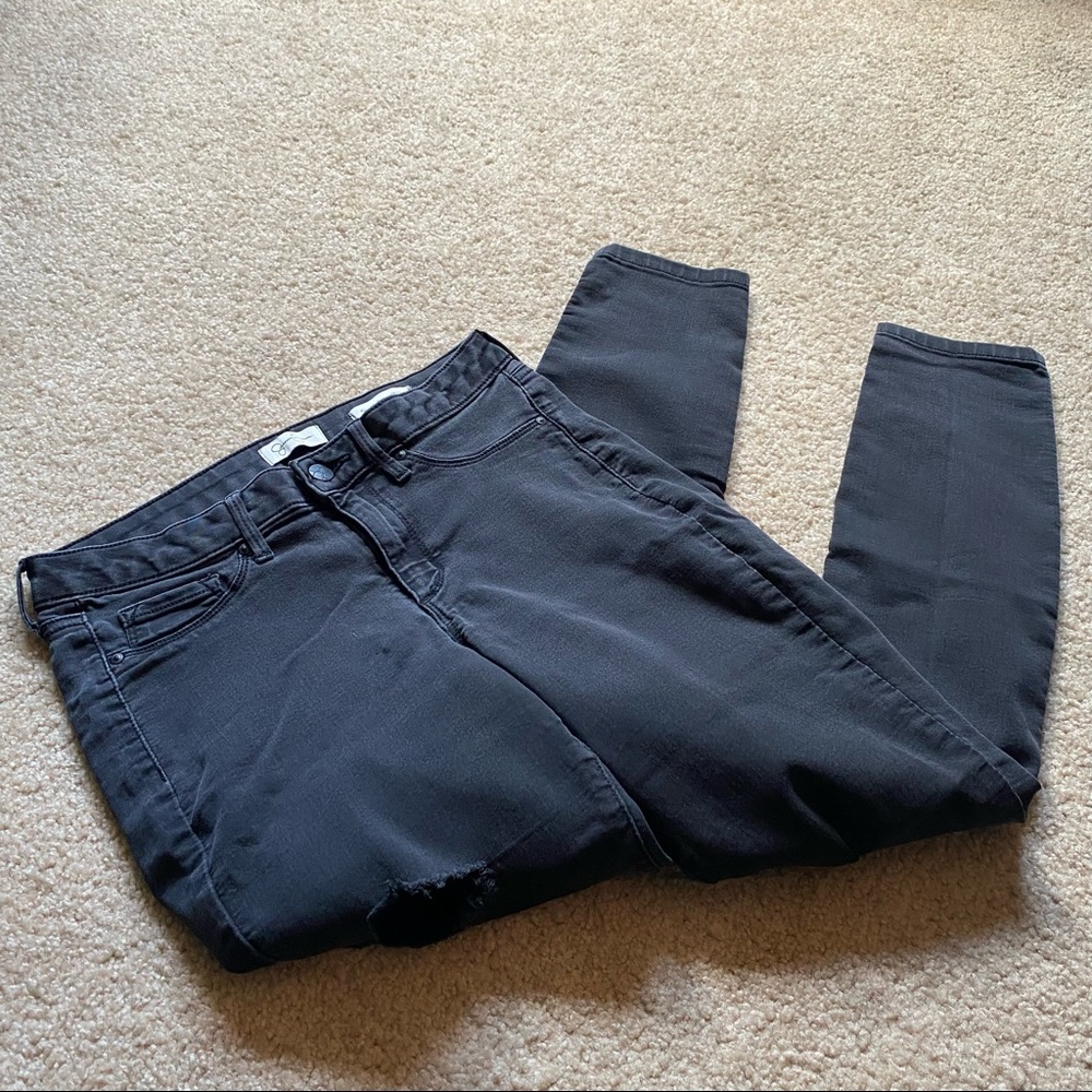 Pants, Skinny/Stretch Faded Black